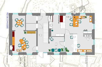 Plan, space-planning, A4, Strasbourg
